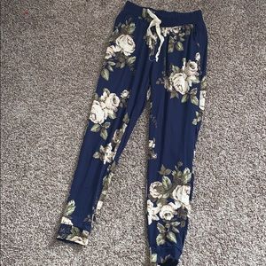 Floral Jogers